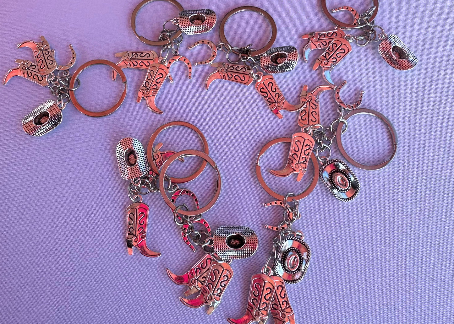 Cowgirl Keychain