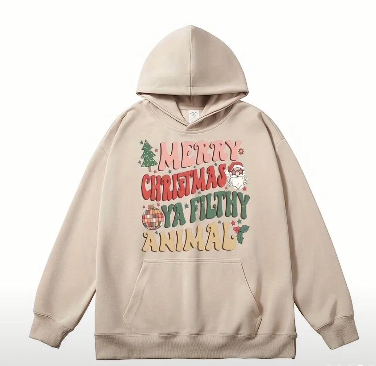 Ya Filthy Animal Christmas Hoodie