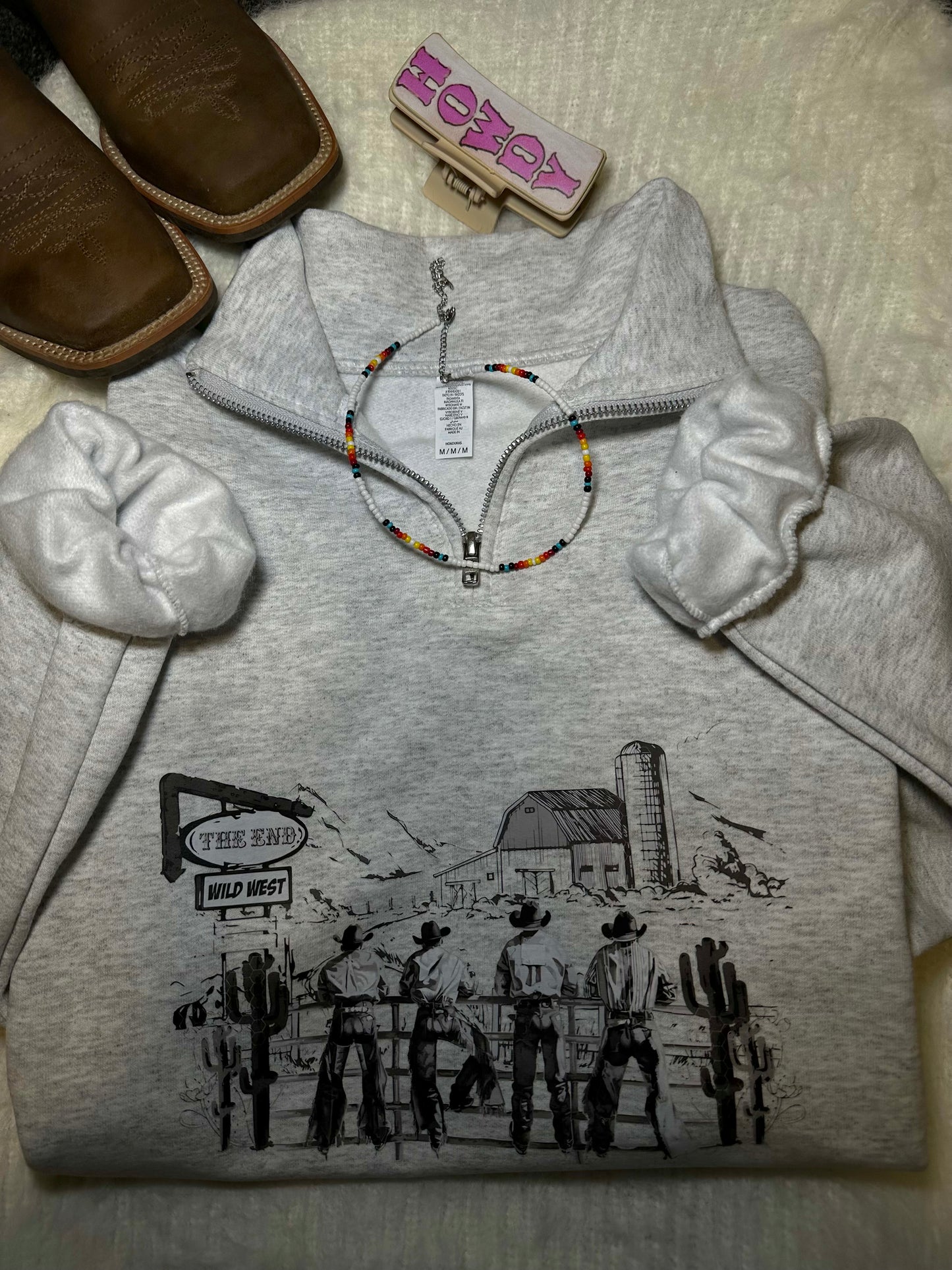 Wild West Cowboys Half Zip