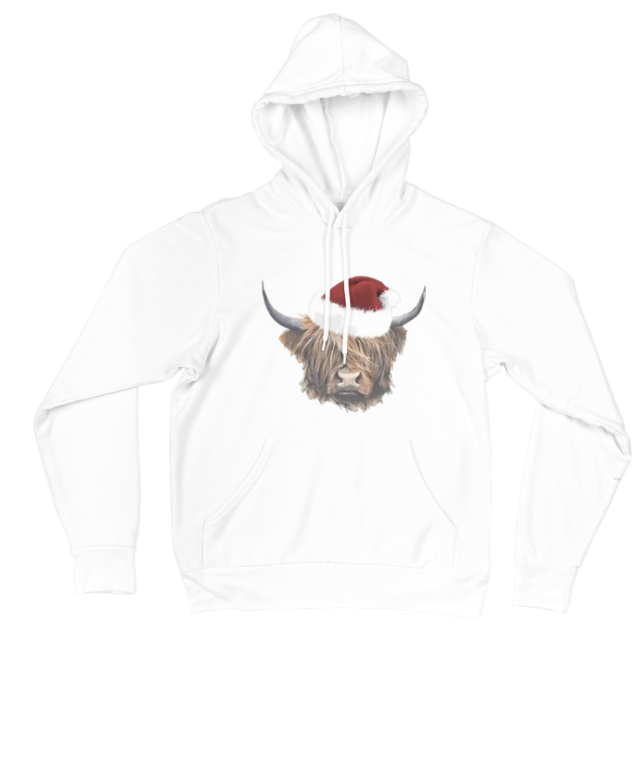 Highland Cow Christmas Hoodie