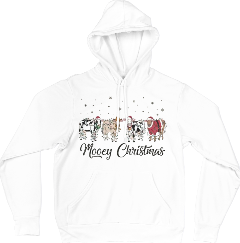 Cow Christmas Hoodie