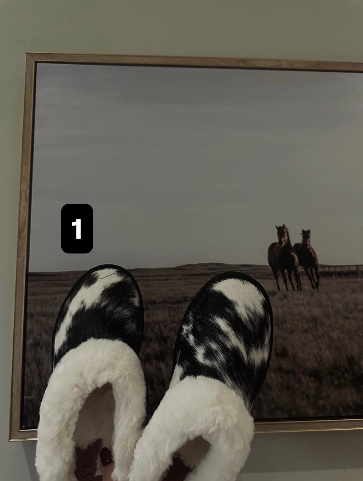 Genuine Cowhide Slippers