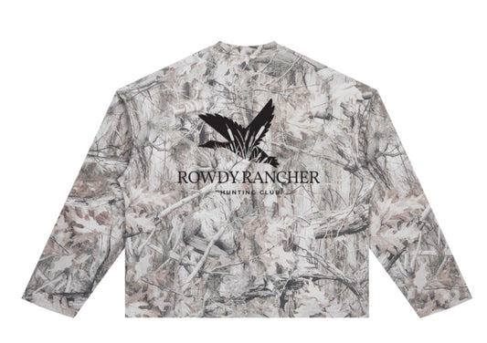 Unisex Duck Camo Waffle Knit Longsleeve