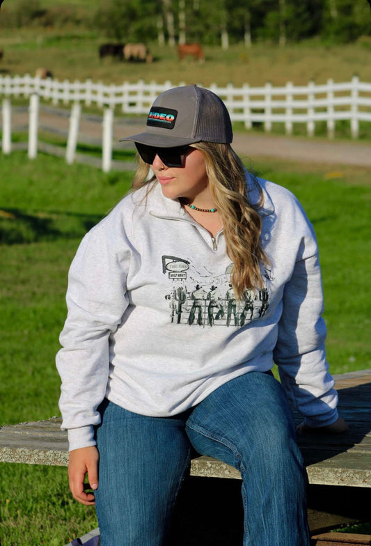 Wild West Cowboys Half Zip