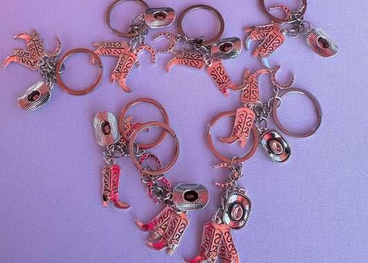 Cowgirl Keychain