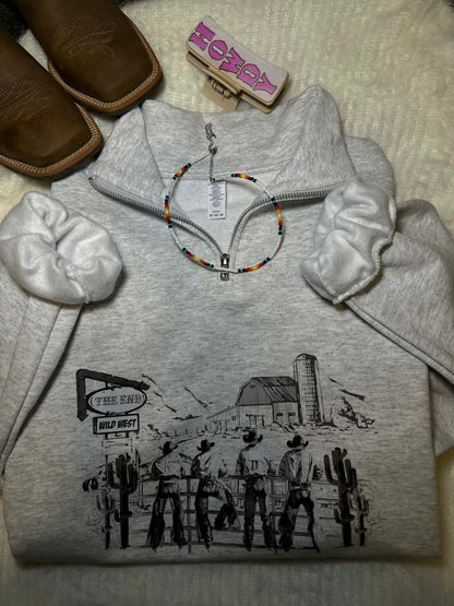 Wild West Cowboys Half Zip