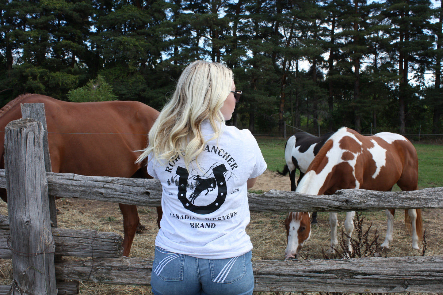 Canadian Rowdy Rancher Tee Shirt