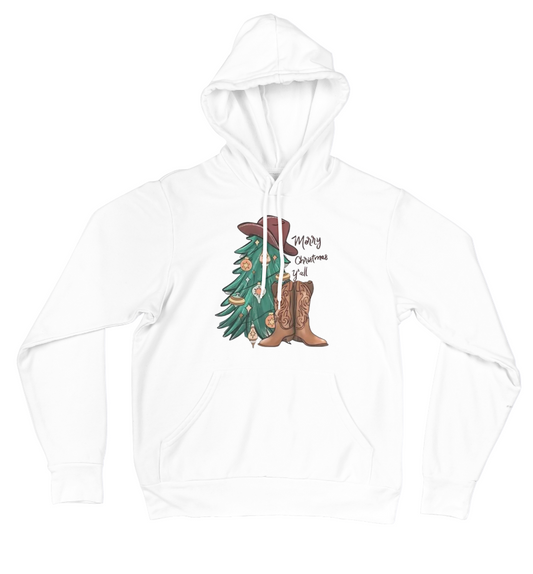 Christmas Tree Boot Christmas Hoodie