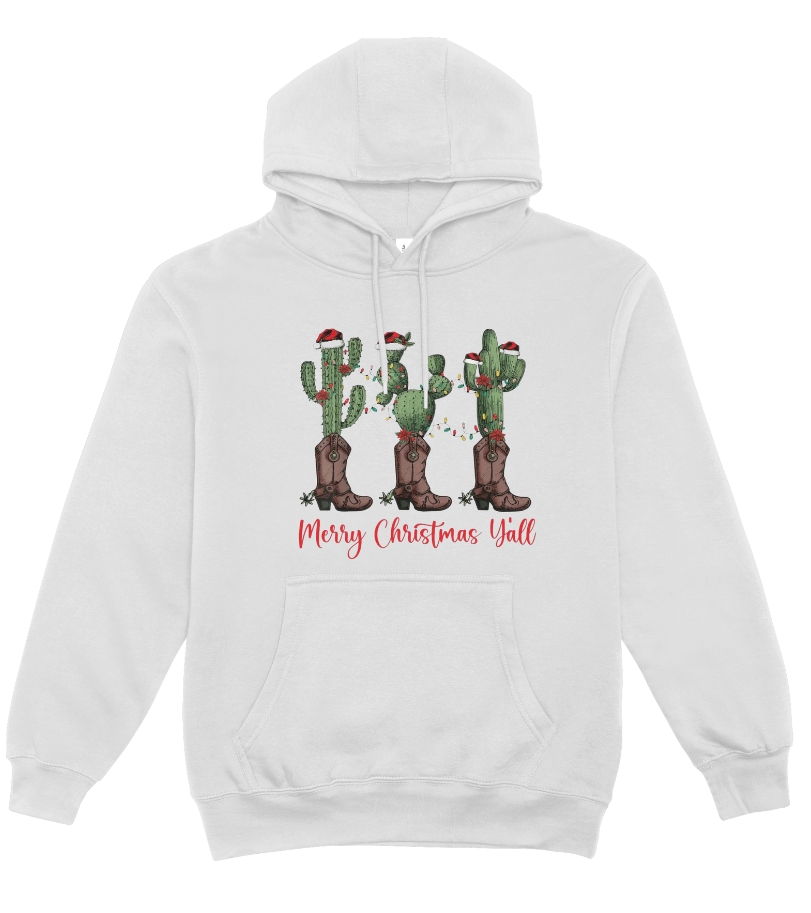 Cactus Boot Christmas Hoodie