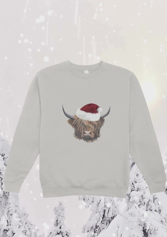 HIGHLAND COW CREW NECK